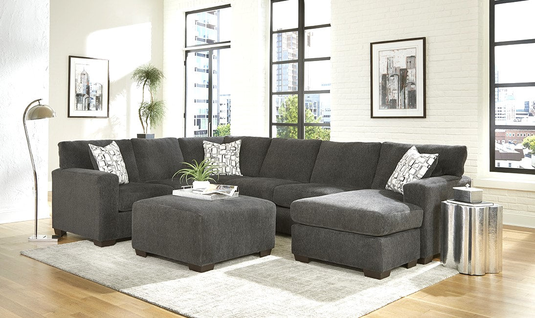 106 CHARCOAL 2PC SECTIONAL