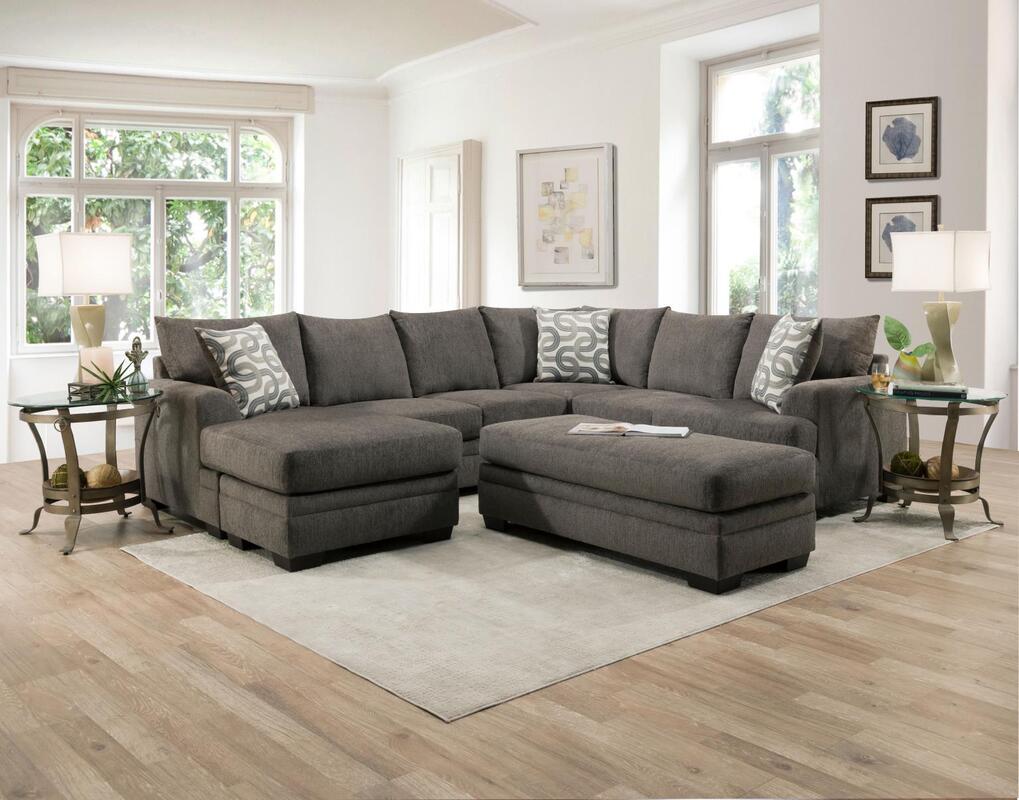 BEHOLD 1310 CHARCOAL SECTIONAL
