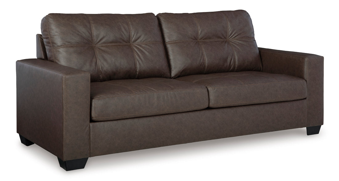 ASHLEY 170-03 FAUX LEATHER SOFA AND LOVESEAT