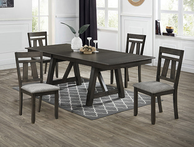 2158 MARIBELLE DINING ROOM SET WITH 4 CHAIRS AND DINING BENCH