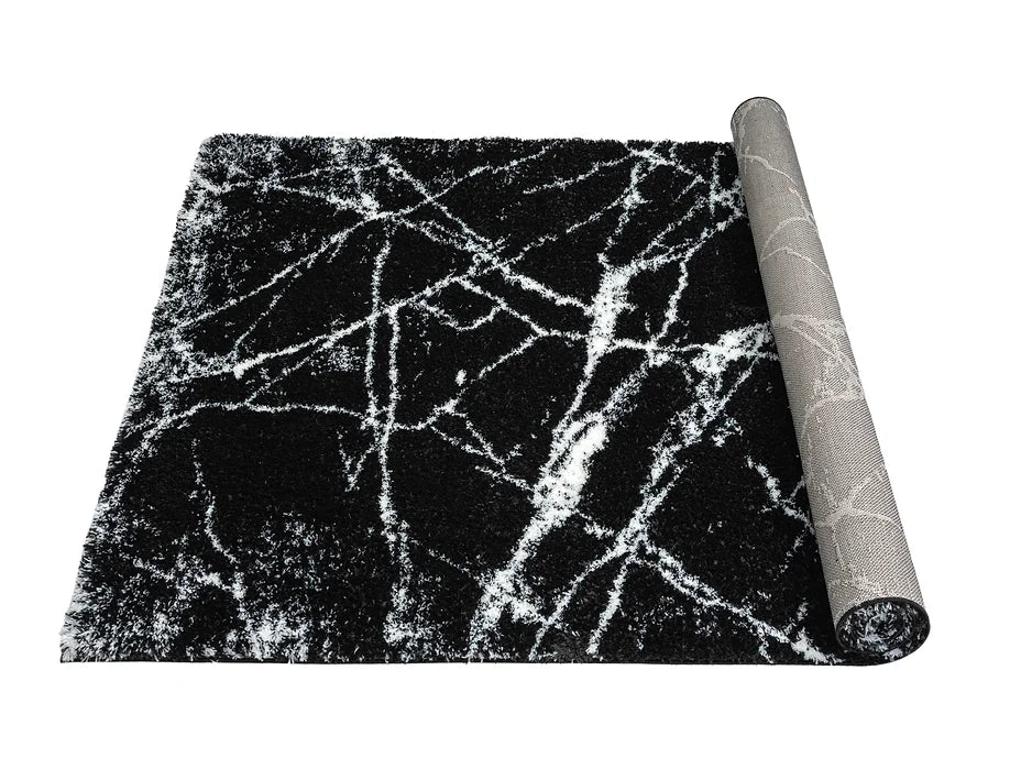 COMFY SHAG 230 BLACK 5 X 7 RUG