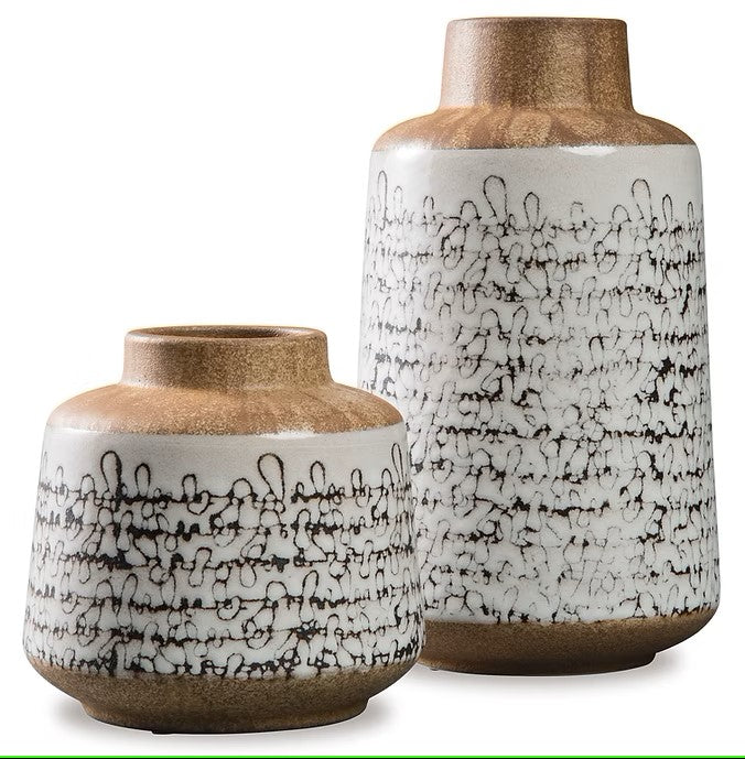 ASHLEY A2000127 MEGHAN SET OF 2 VASES