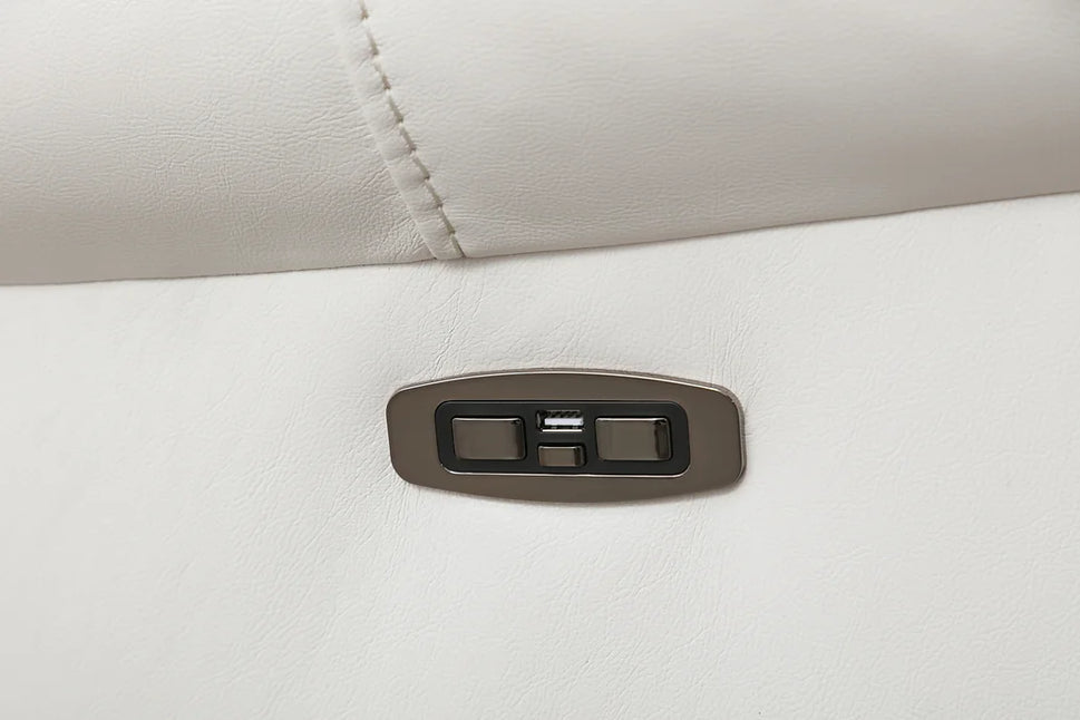 S2020 PARTY TIME WHITE RECLINING SET AVAILABLE AS 2 PIECE OR 3 PIECE