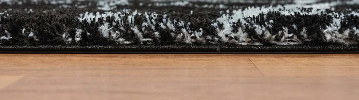 COMFY SHAG 230 BLACK 5 X 7 RUG