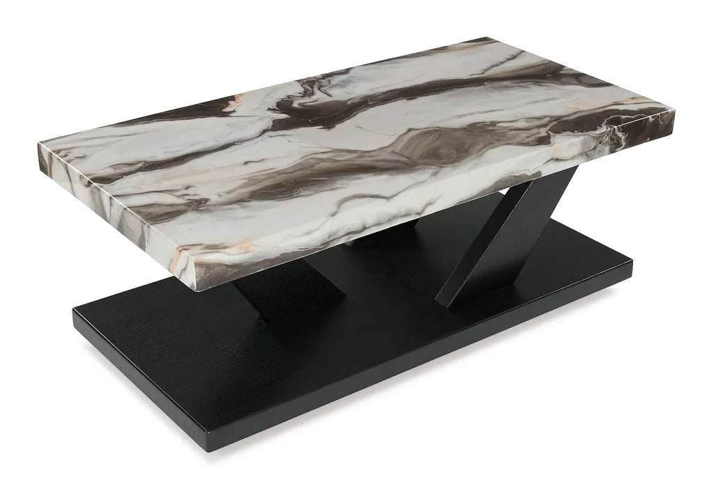 ASHLEY T403-13 3 PIECE COFFEE AND SIDE TABLES SET