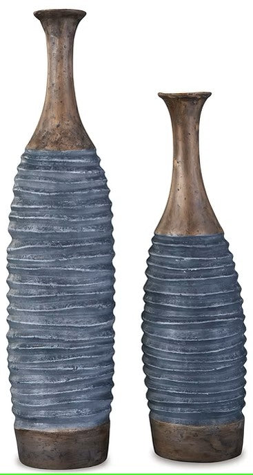 ASHLEY A2000388 BLAYZE SET OF 2 VASES