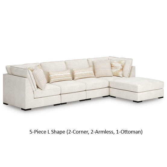 ASHLEY 480-02 MODULAR SECTIONAL WITH OPTIONAL OTTOMAN