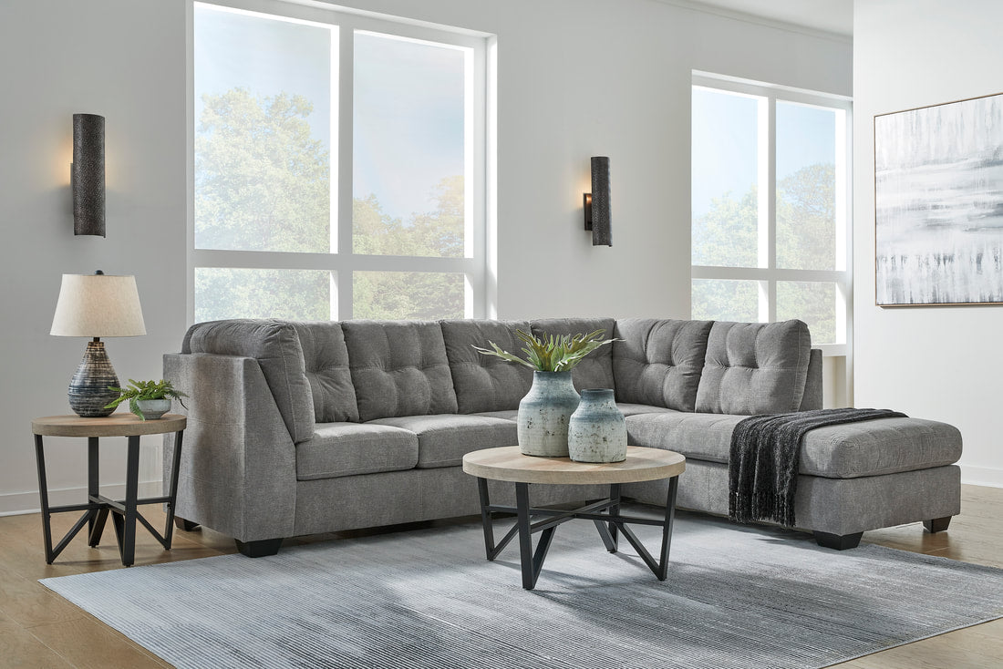 ASHLEY 553-05 GRAY SECTIONAL