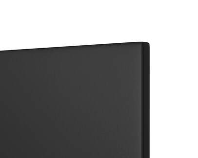 730PU BLACK PLATFORM BED AVAILABLE IN TWIN, FULL, QUEEN AND KING SIZES