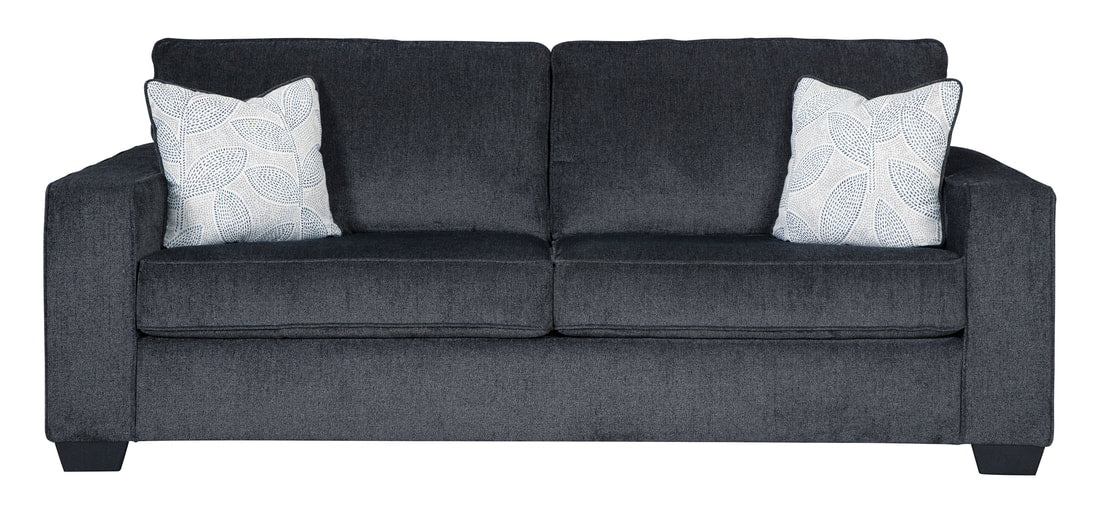 ASHLEY 872-13 SLATE SOFA AND LOVESEAT