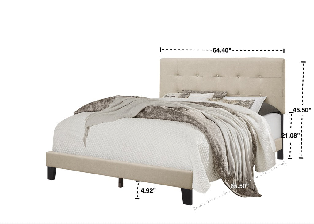 950 FOG PLATFORM BED AVAILABLE IN TWIN, FULL, QUEEN AND KING SIZES
