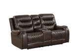 ASHLEY2002 BROWN OVERSIZED 3PC RECLINING SET