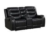 ASHLEY2001 BLACK OVERSIZED 3PC RECLINING SET