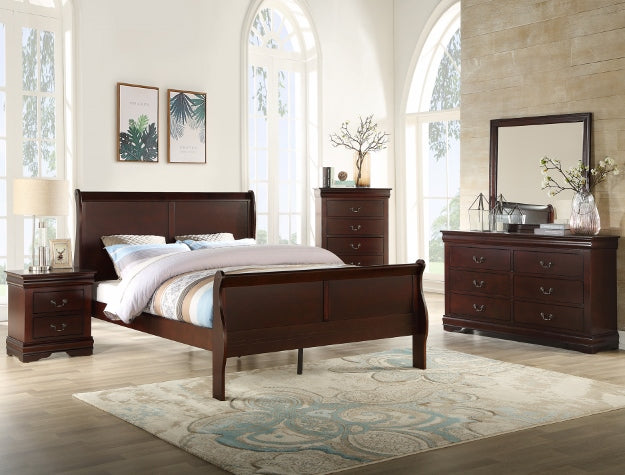 LOUIS PHILIP 5 PIECE BEDROOM SET (TWIN/FULL/QUEEN/KING)