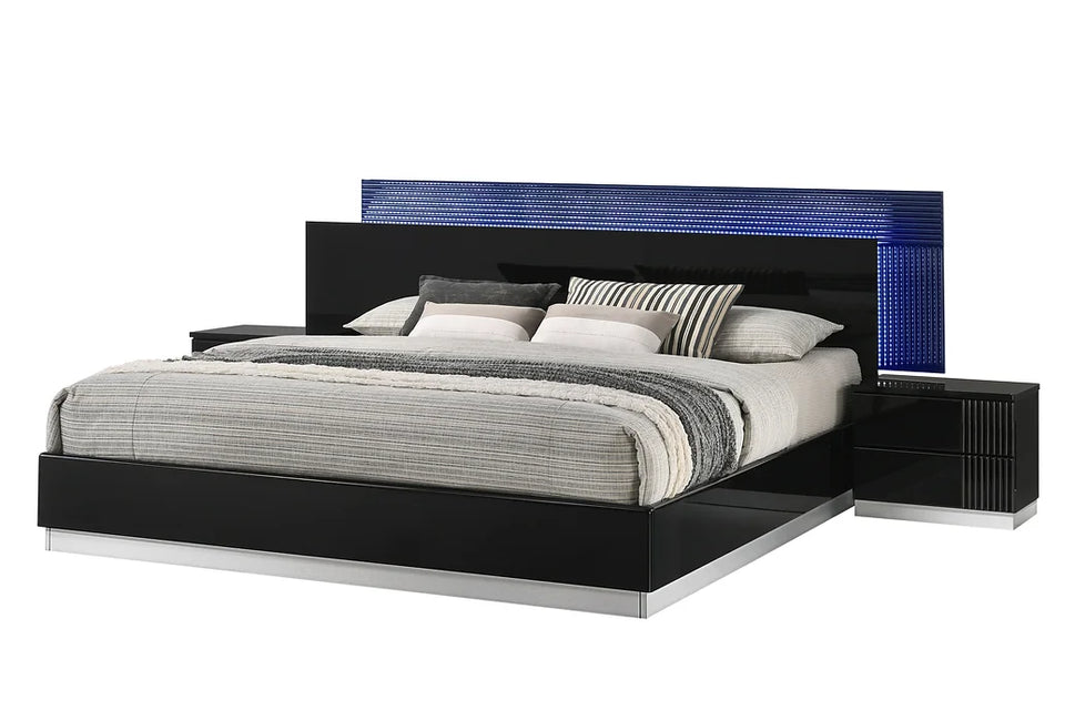 B77 MODENA BEDROOM SET AVAILABLE IN QUEEN AND KING SIZES AS 4 PC SET or 5 PC SET