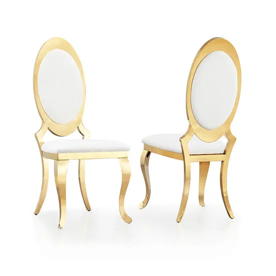 D832 OVAL DINING CHAIRS