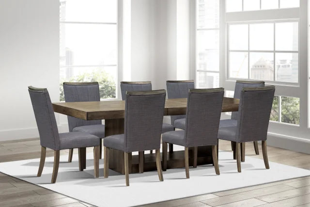 D901 / D902 - DINING SET WITH TABLE AND 8 CHAIRS