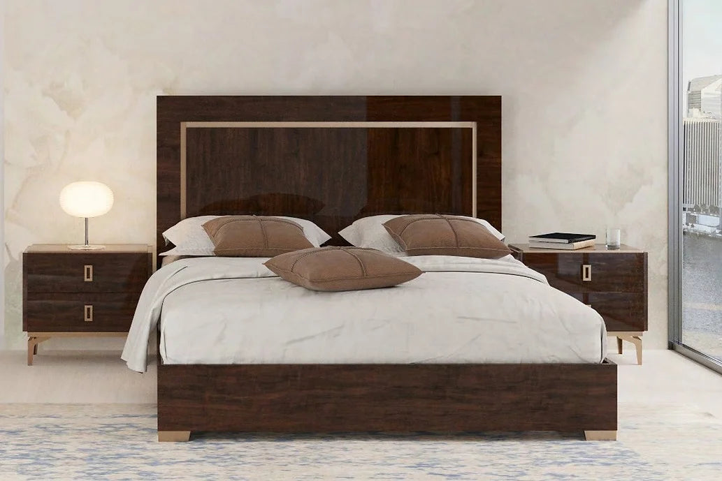 EVA COLLECTION "LED" 5 PIECE BEDROOM SET AVAILABLE IN QUEEN AND KING SIZES