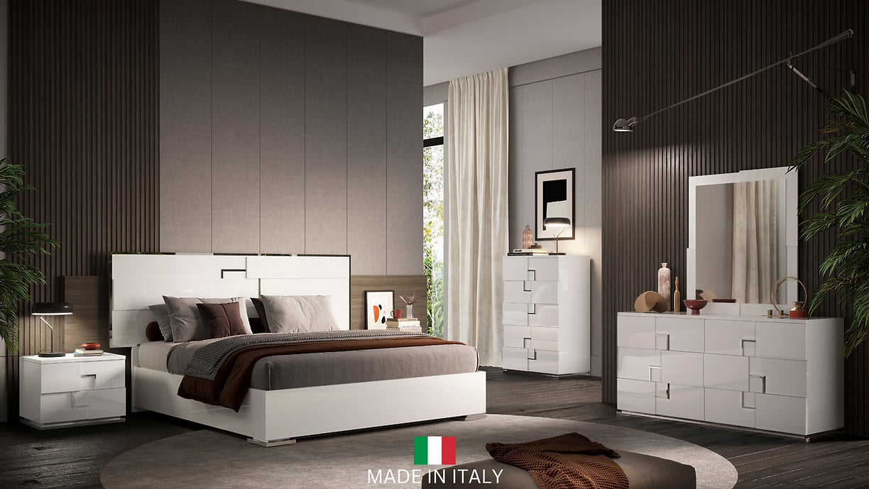 INFINITY COLLECTION BEDROOM SET AVAILABLE IN QUEEN AND KING SIZES AS 4 PC OR 5 PC SETS