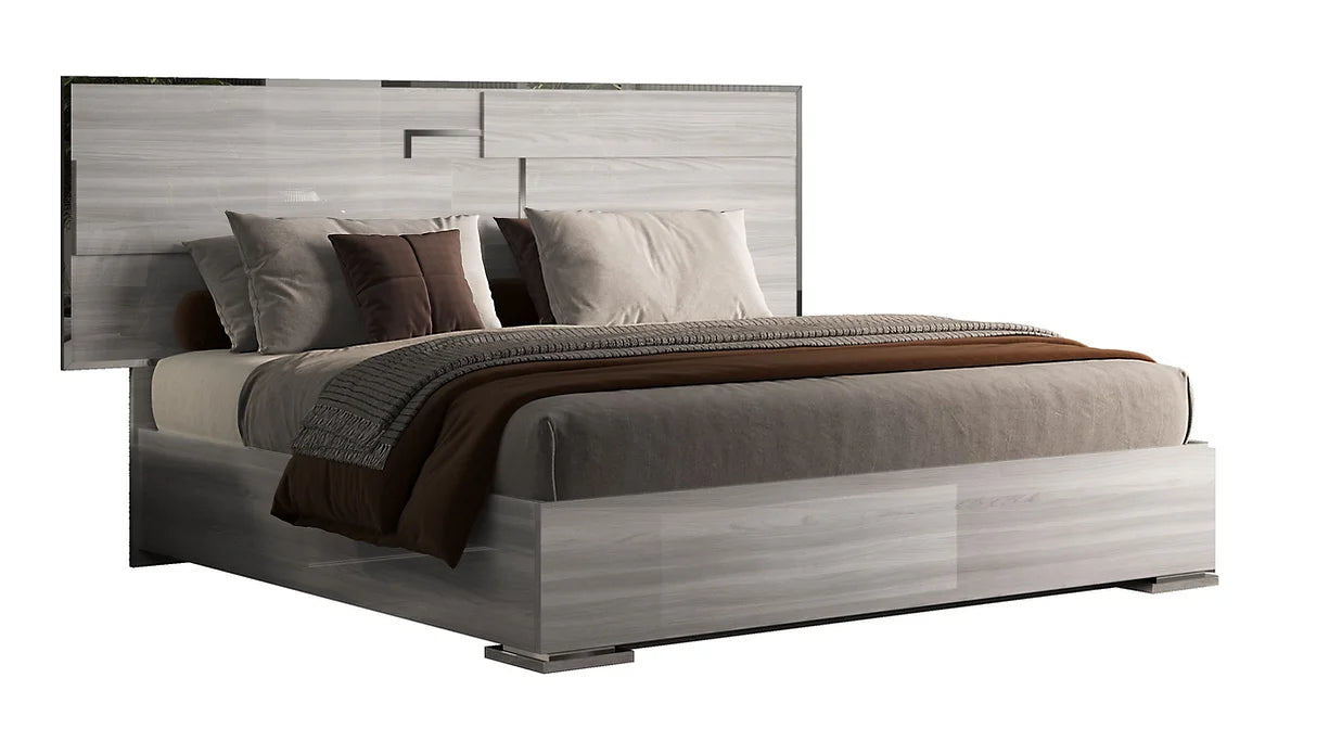 INFINITY (GREY) COLLECTION BEDROOM SET AVAILABLE IN QUEEN AND KING SIZES AS 4 PC OR 5 PC SETS