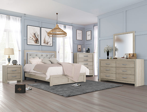 JAYLEN 5 PIECE BEDROOM SET AVAILABLE IN QUEEN AND KING SIZES