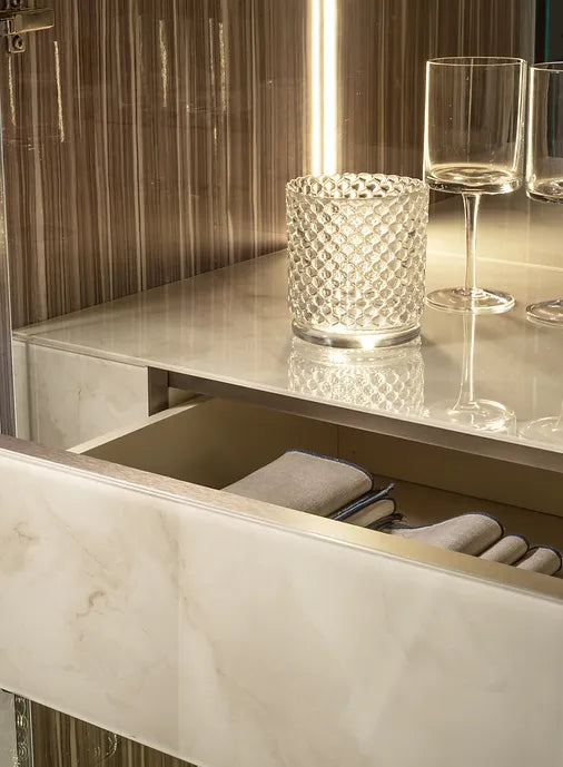 LUCE COLLECTION BEDROOM SET AVAILABLE IN QUEEN AND KING SIZES AS 4 PC OR 5 PC SETS