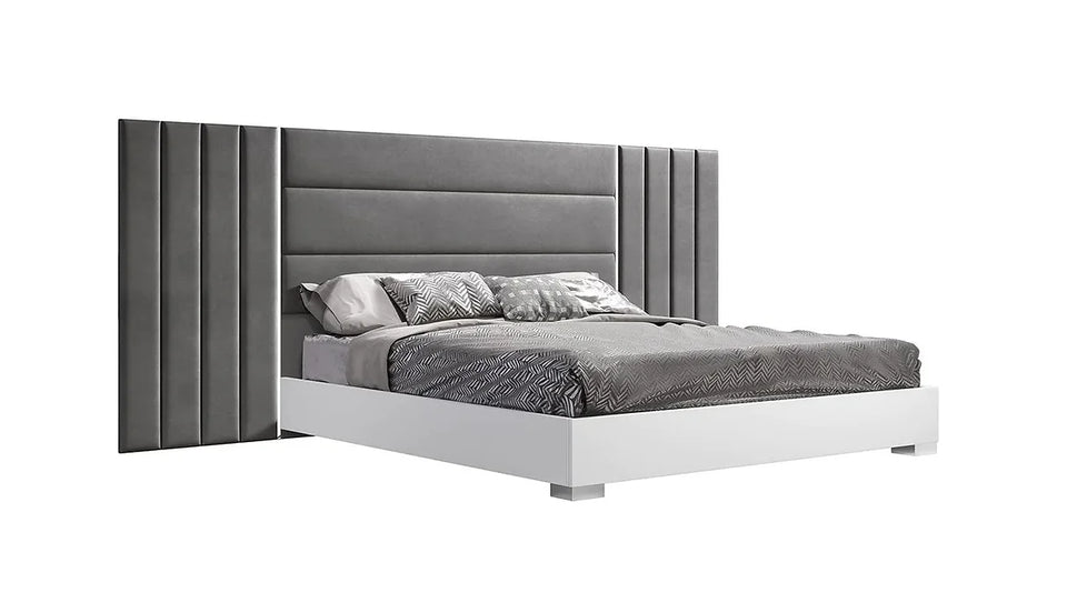 NINA COLLECTION BEDROOM SET AVAILABLE IN QUEEN AND KING SIZES AS 4 PC OR 5 PC SETS