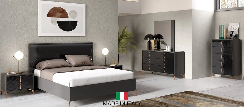 OSIRIS COLLECTION BEDROOM SET AVAILABLE IN QUEEN AND KING SIZES AS 4 PC OR 5 PC SETS