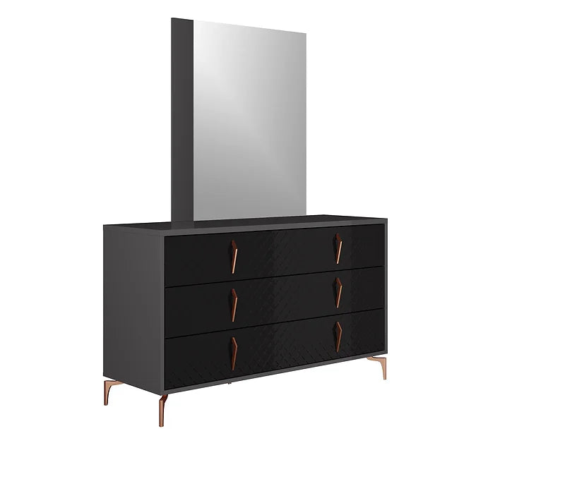 OSIRIS COLLECTION BEDROOM SET AVAILABLE IN QUEEN AND KING SIZES AS 4 PC OR 5 PC SETS