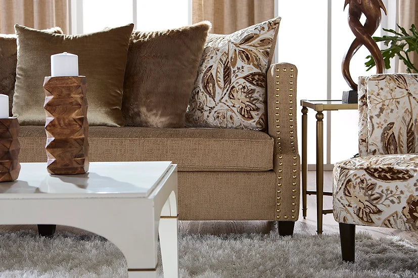 S17550 Simone Flax Sofa and Loveseat Living Room Set