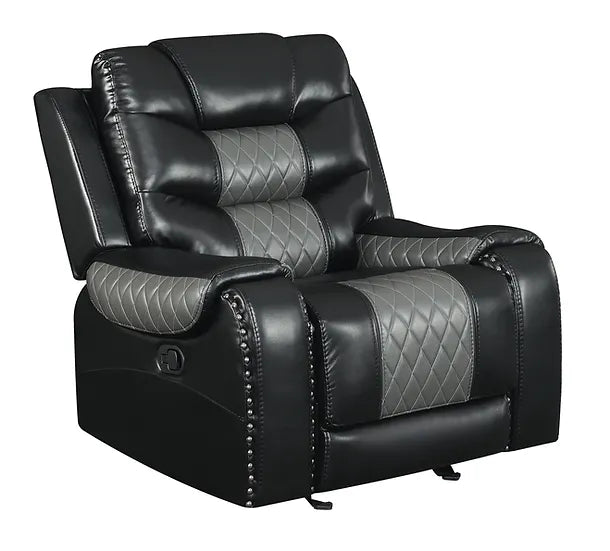 S1987 PHOENIX 3 PIECE RECLINING LIVING ROOM SET AVAILABLE IN BLACK AND BROWN