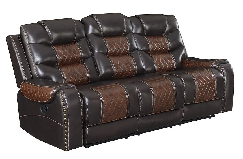 S1987 PHOENIX 3 PIECE RECLINING LIVING ROOM SET AVAILABLE IN BLACK AND BROWN