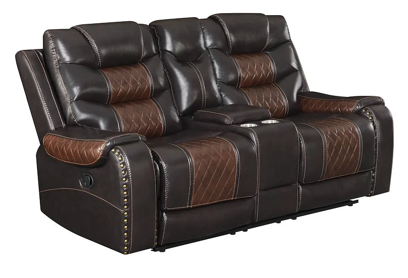 S1987 PHOENIX 3 PIECE RECLINING LIVING ROOM SET AVAILABLE IN BLACK AND BROWN
