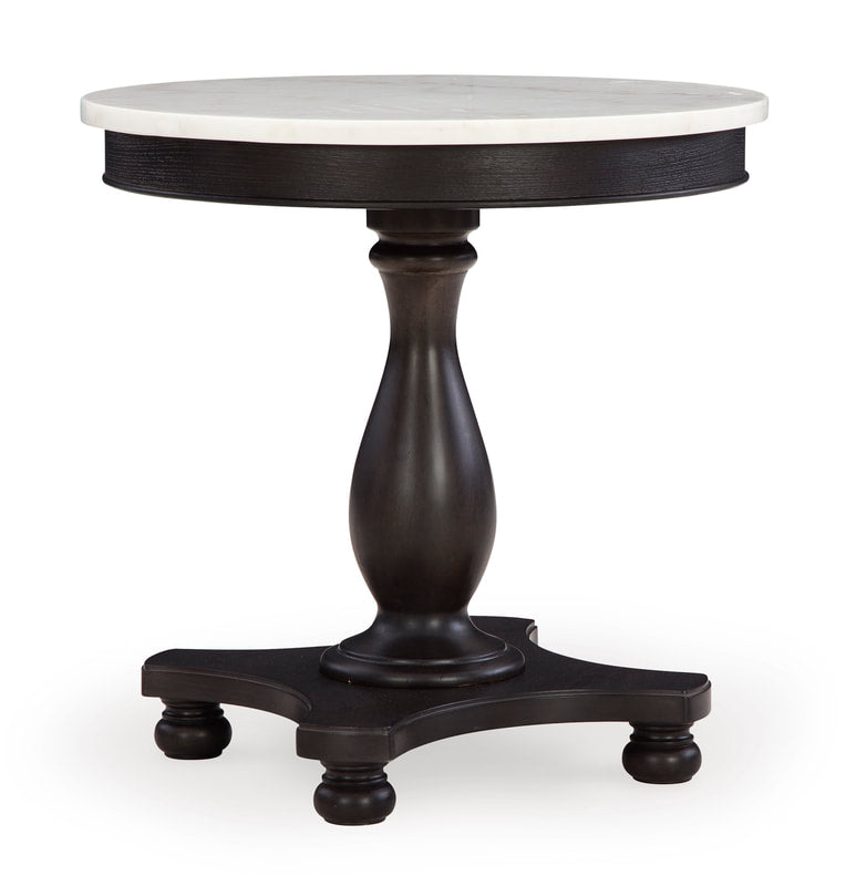 A4000565 ACCENT TABLE WITH MARBLE TOP