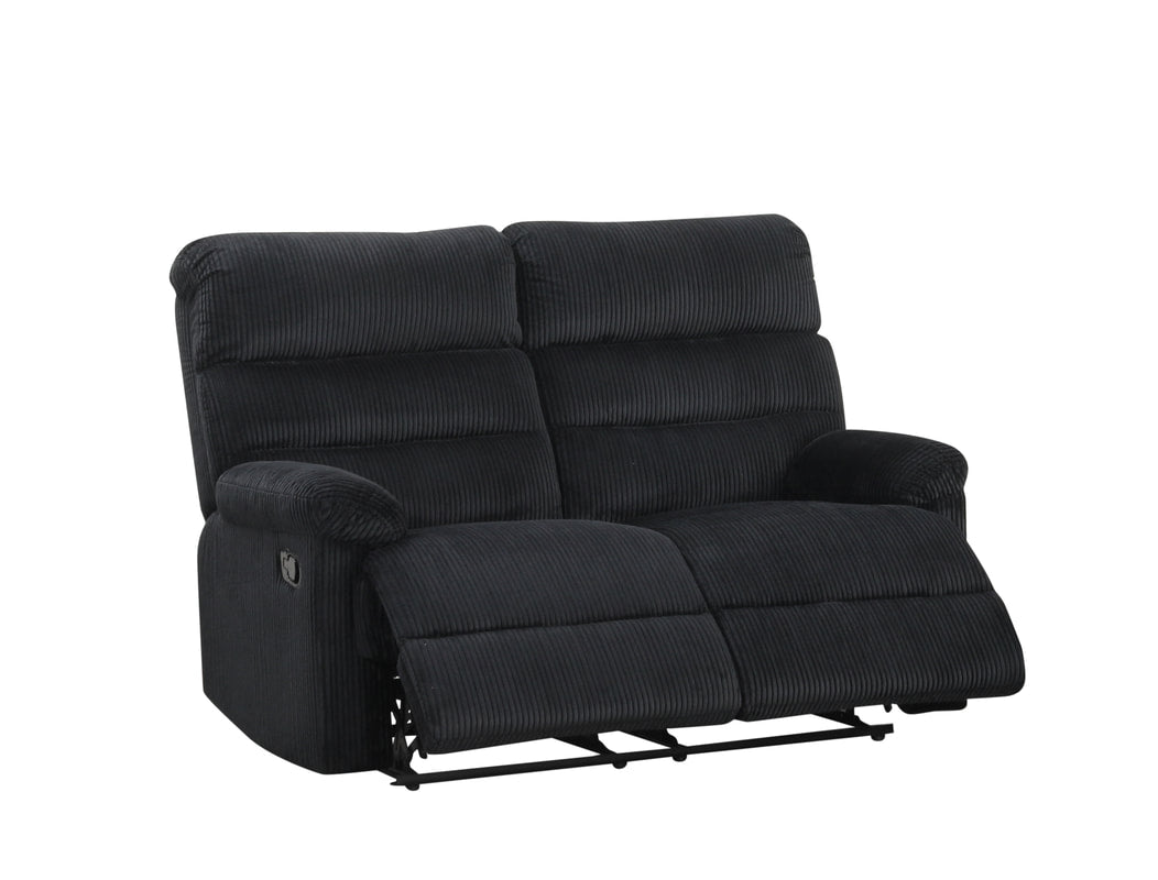 ALBERT BLACK 3PC RECLINING SET
