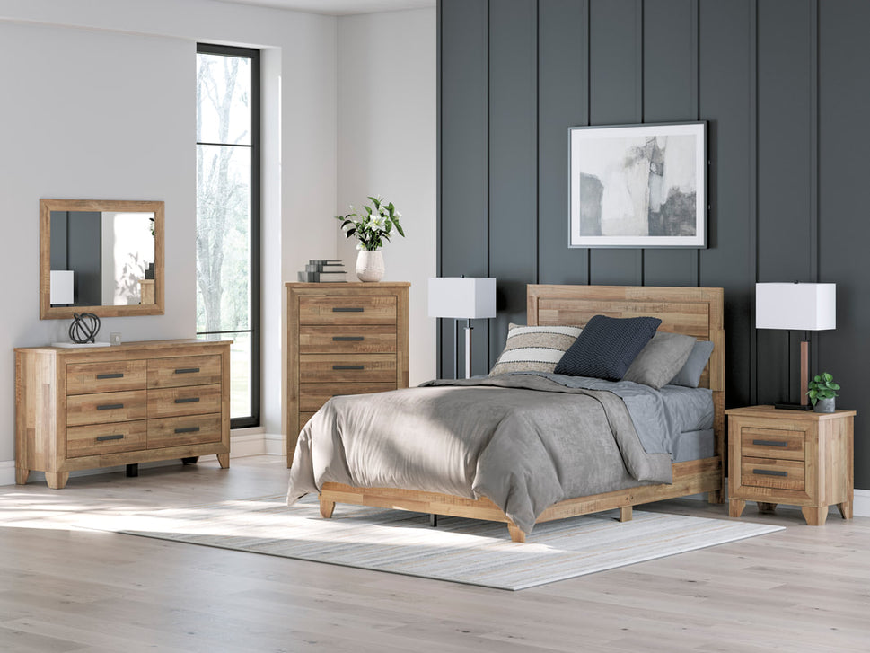 ASHLEY B4802 - 5 PC BEDROM SET AVAILABLE IN TWIN, FULL, QUEEN AND KING SIZES