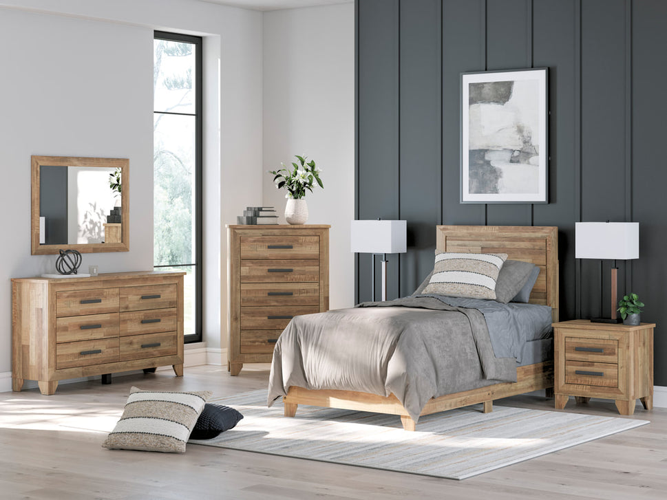 ASHLEY B4802 - 5 PC BEDROM SET AVAILABLE IN TWIN, FULL, QUEEN AND KING SIZES