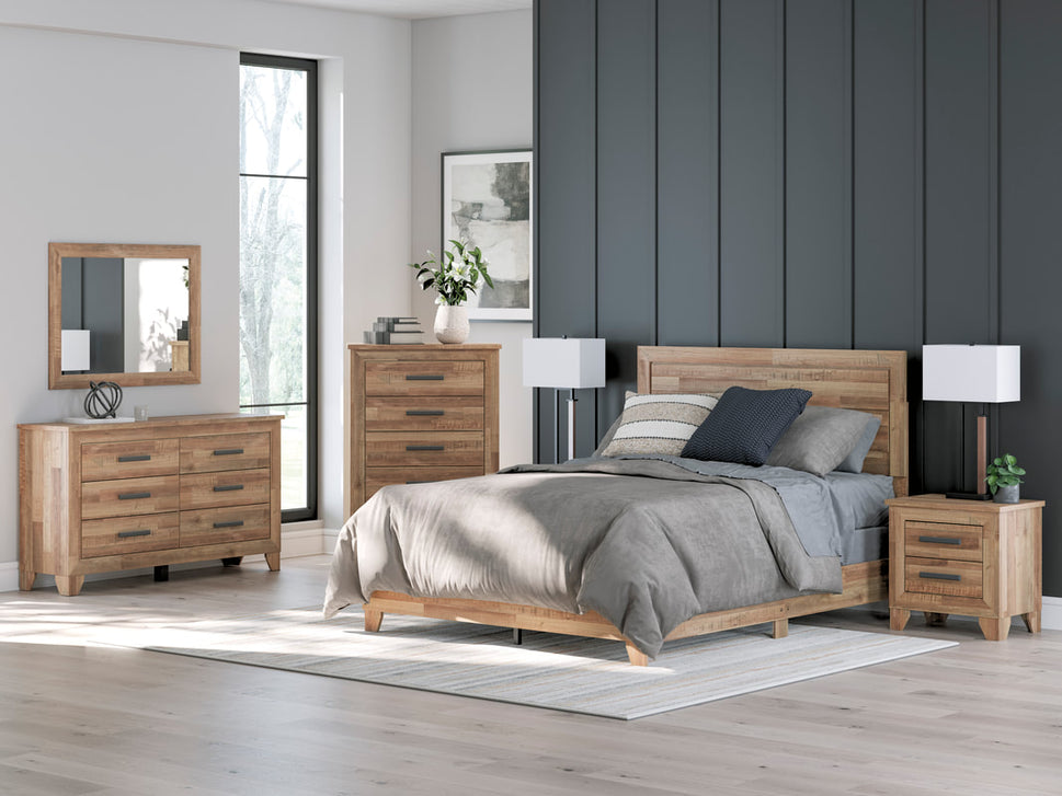 ASHLEY B4802 - 5 PC BEDROM SET AVAILABLE IN TWIN, FULL, QUEEN AND KING SIZES