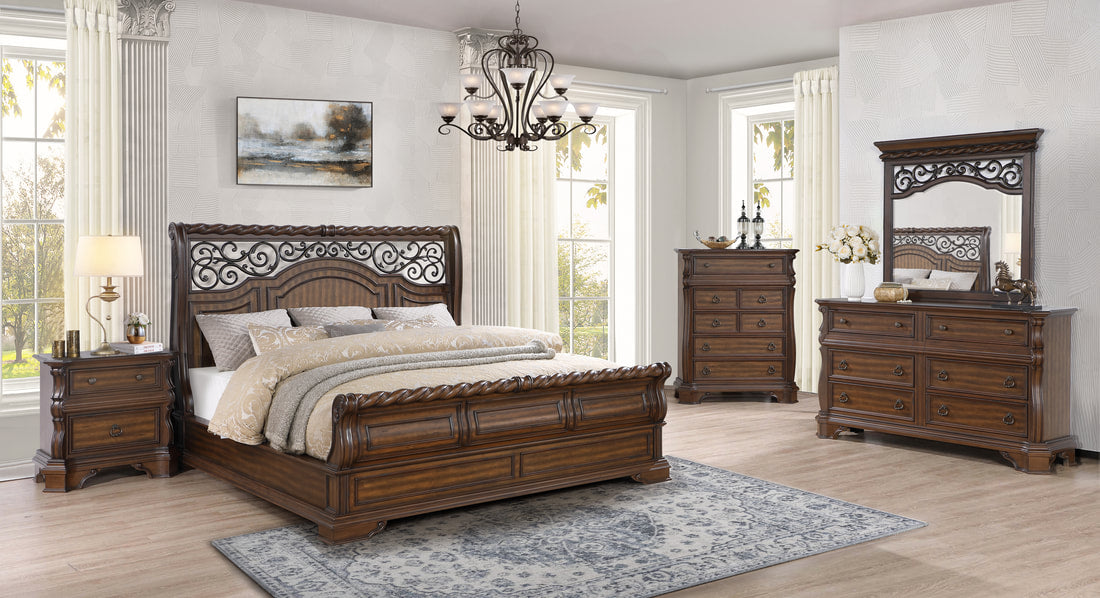 B7000 BEDROOM SET AVAILABLE IN QUEEN AND KING SIZES AS 4 PC 0R 5 PC SET