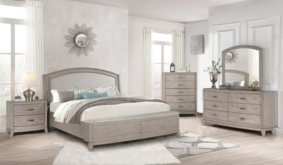 B8000 BEDROOM SET AVAILABLE IN QUEEN AND KING SIZES AS 4 PC 0R 5 PC SET