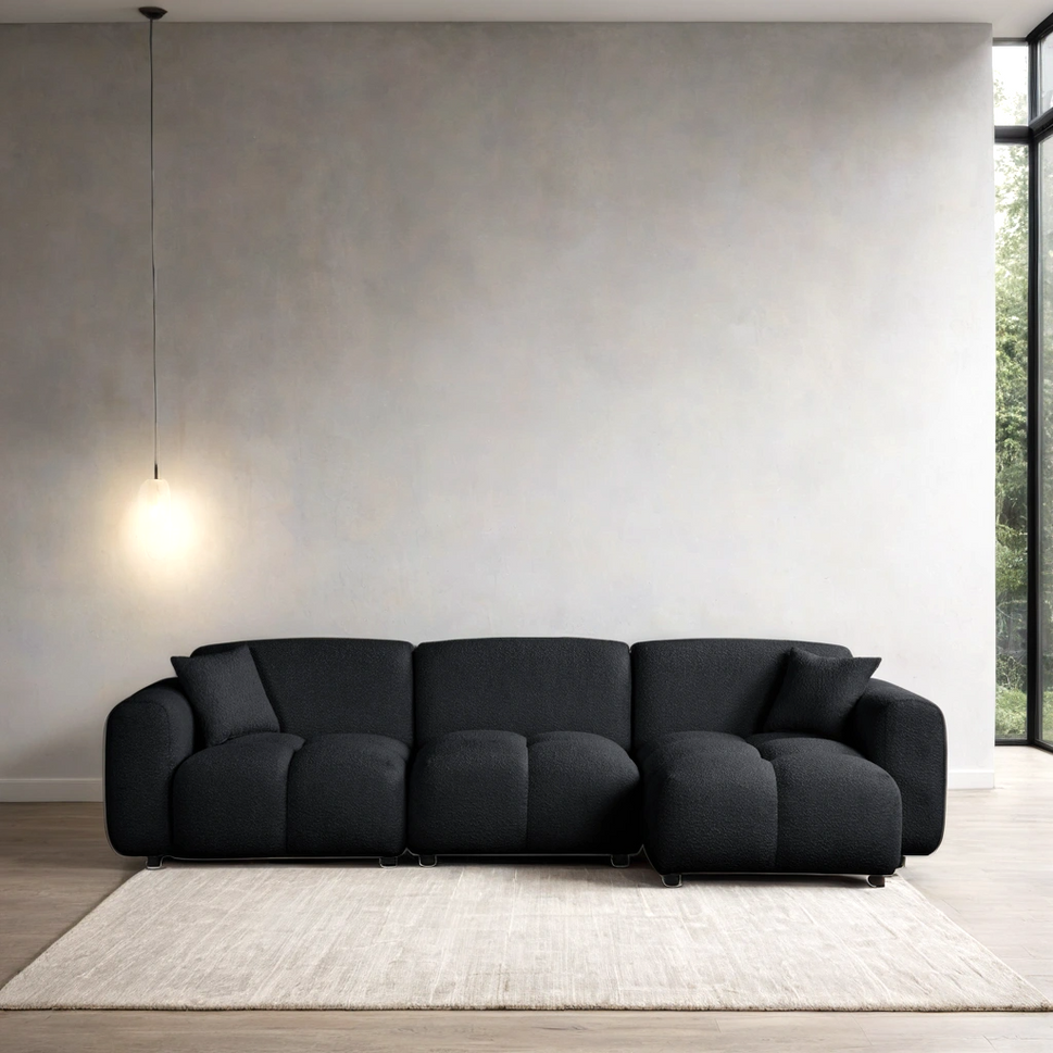 BELLA BLACK SECTIONAL