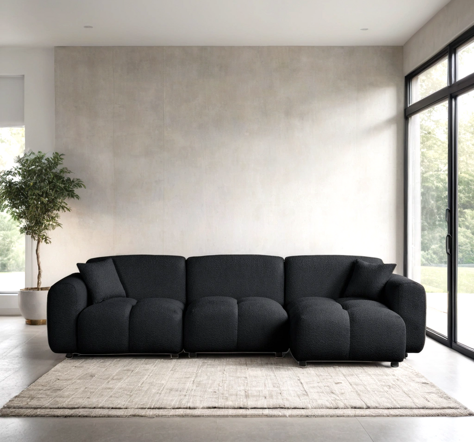 BELLA BLACK SECTIONAL