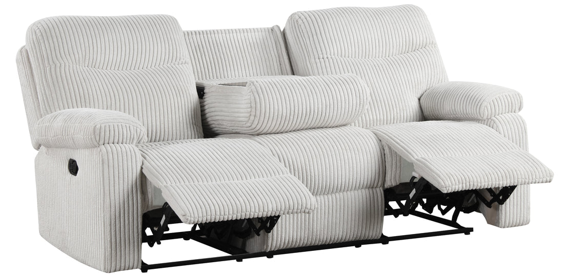 BRAVO BEIGE FABRIC 3 PIECE RECLINING SET