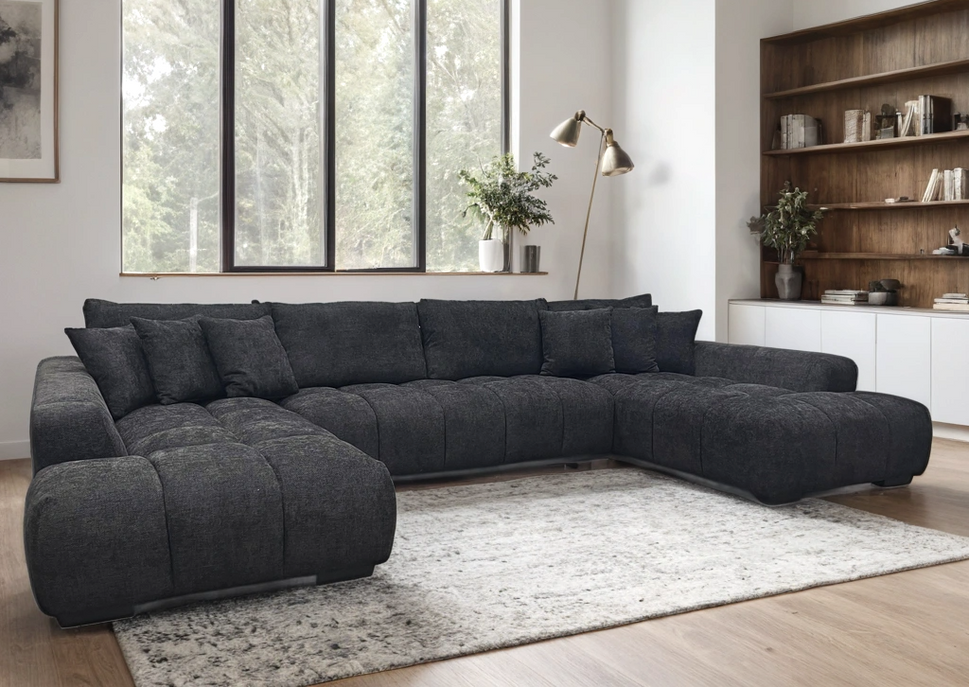 BROOKLYN SECTIONAL BLACK
