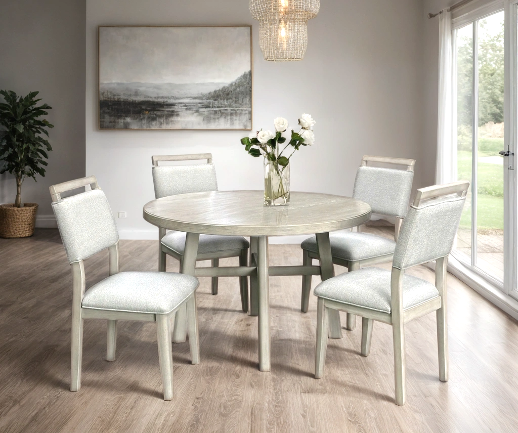 D2400 DINING TABLE + 4 CHAIR SET