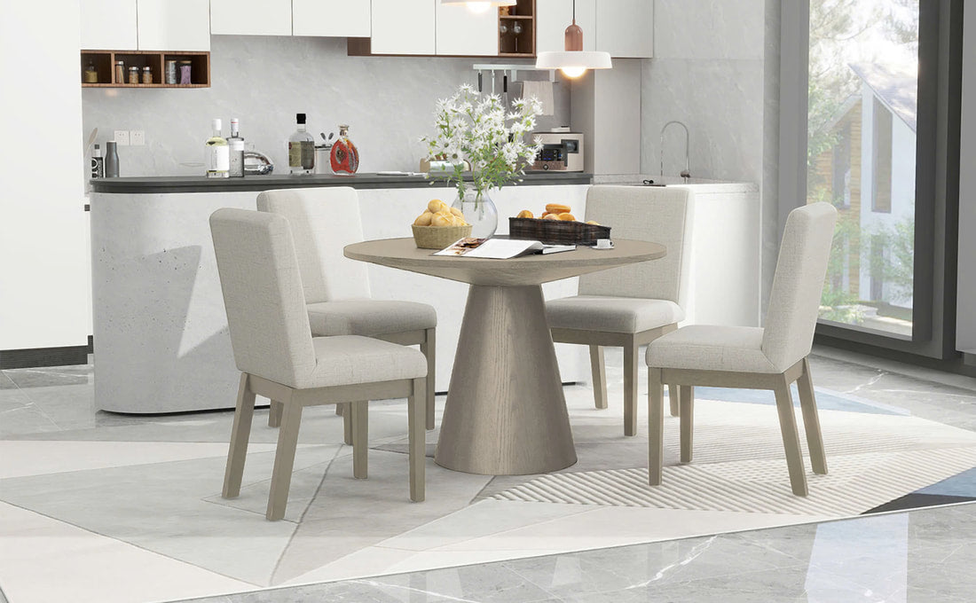 D2610 DINING TABLE + 4 CHAIR SET