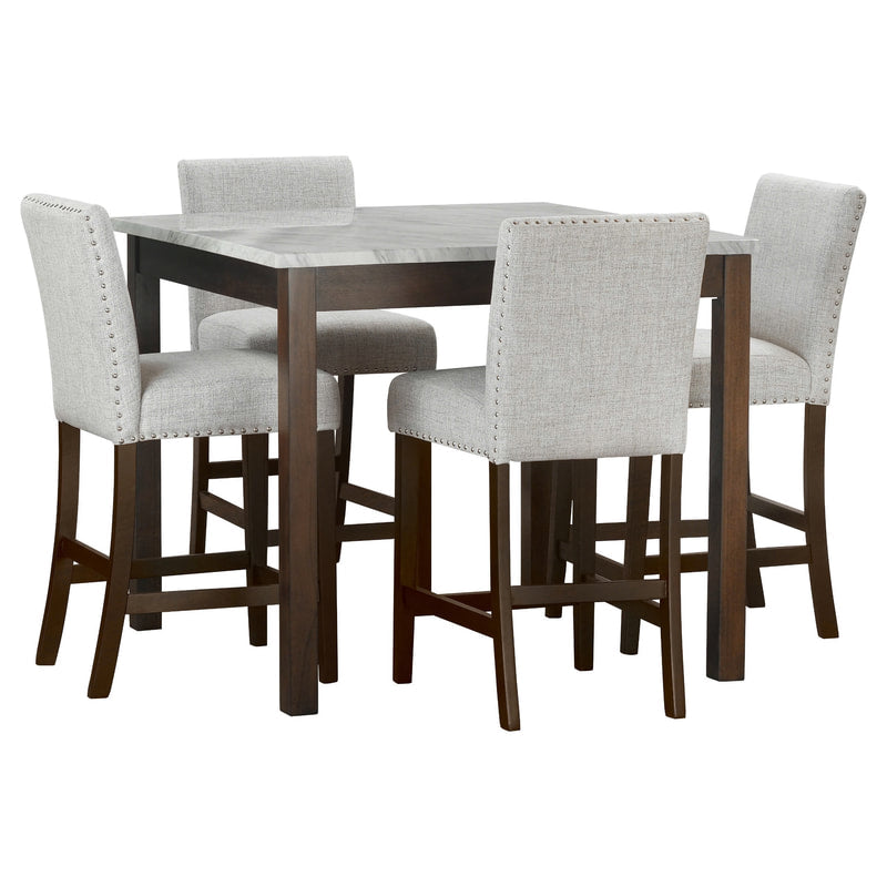 DIOR 10 PUB TABLE + 4 CHAIR SET