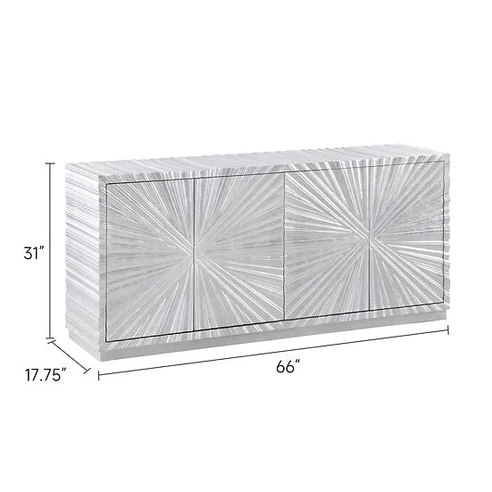 A-C10 SELENE SILVER LEAF CONSOLE