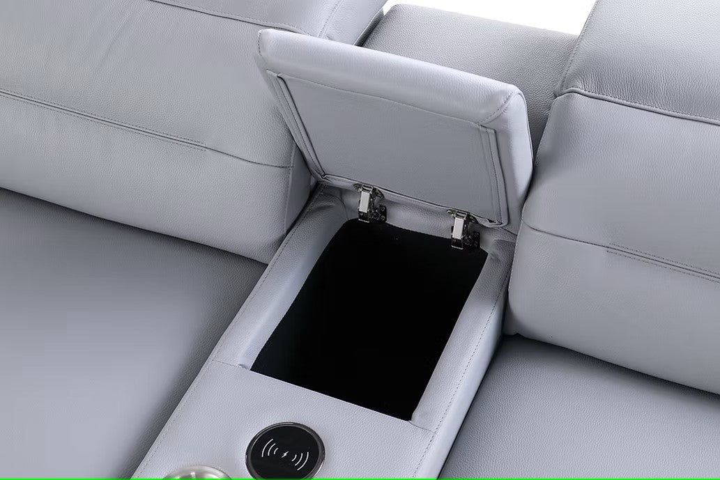 MI-1260 NEXUS LIGHT BLUE 6PCS POWER SECTIONAL