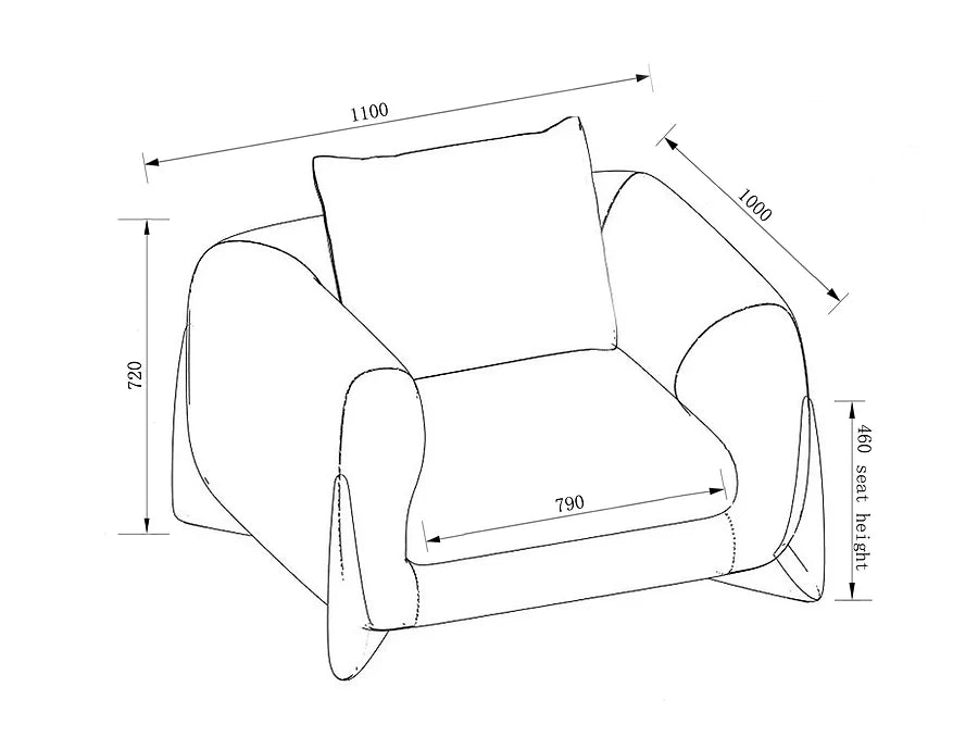 S4045 STYLUS (PEWTER) CHAIR